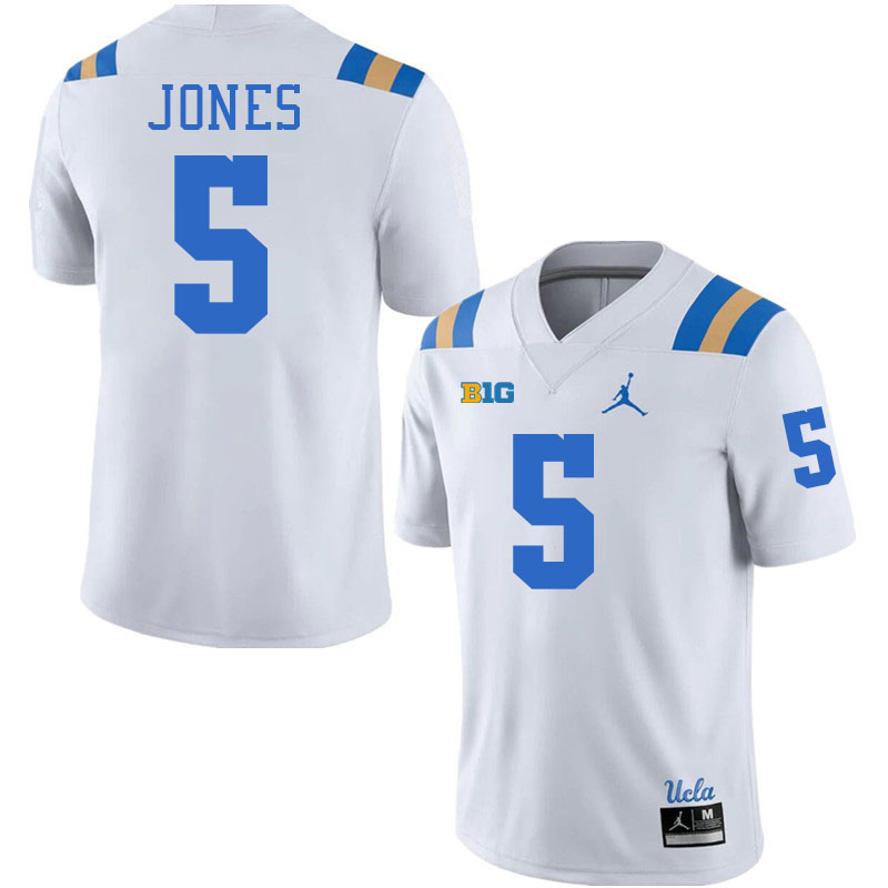 Anthony Jones UCLA Jersey,UCLA Bruins #5 Anthony Jones Jersey Youth College Football Uniforms-White